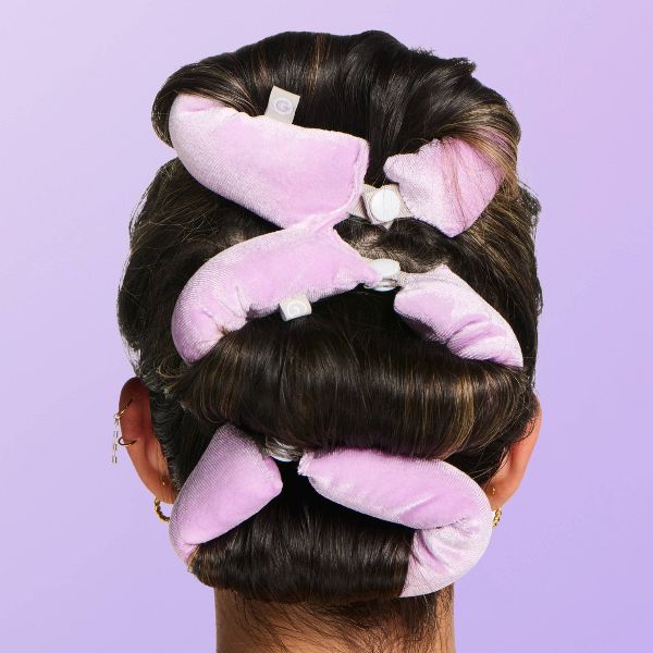Gimme Beauty Chill Curl Heatless Flex Rods for Volume and Bounce - Thick Hair - 4ct