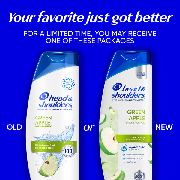 Head & Shoulders Green Apple Daily-Use Anti-Dandruff Paraben Free Shampoo - 12.5 fl oz