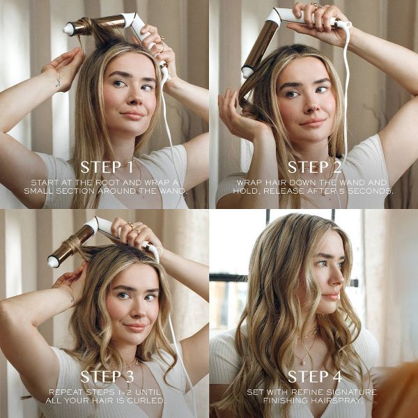 Kristin Ess Titanium Curling Iron for Big Blowout Waves - 2"