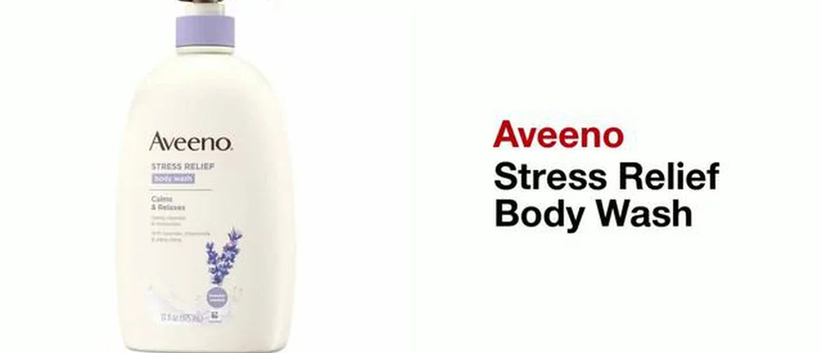 Aveeno Stress Relief Body Wash with Lavender & Chamomile, 33oz