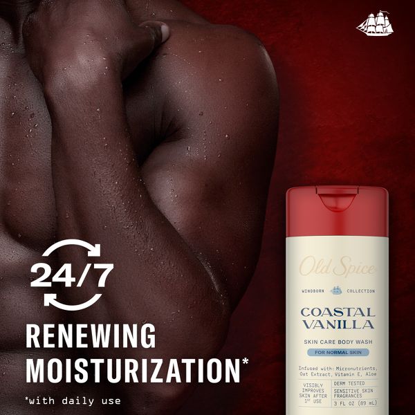 Old Spice Windborn Coastal Vanilla Body Wash - 3oz