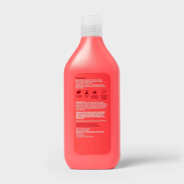 Kids' Bubble Bath + Body Wash - Red Apple Blossom - 20 fl oz - up&up™