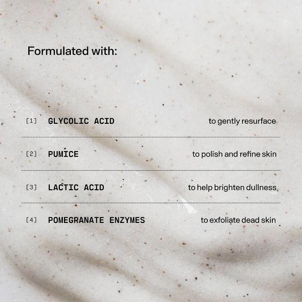 Versed Buff It Out AHA Unscented Exfoliating Body Scrub - 8 fl oz