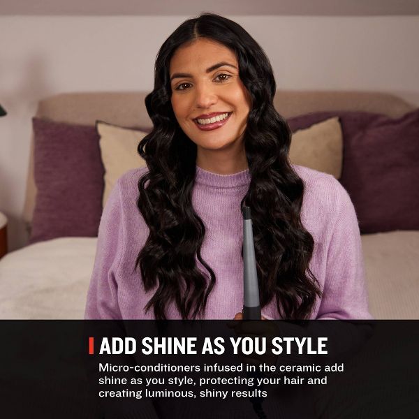 Remington Gloss Tapered Curling Wand - 0.5"-1.5"