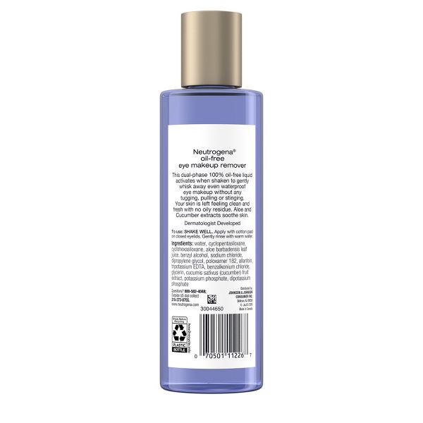 Neutrogena Gentle Oil-Free Eye Makeup Remover & Cleanser for Sensitive Eyes - 8 fl oz