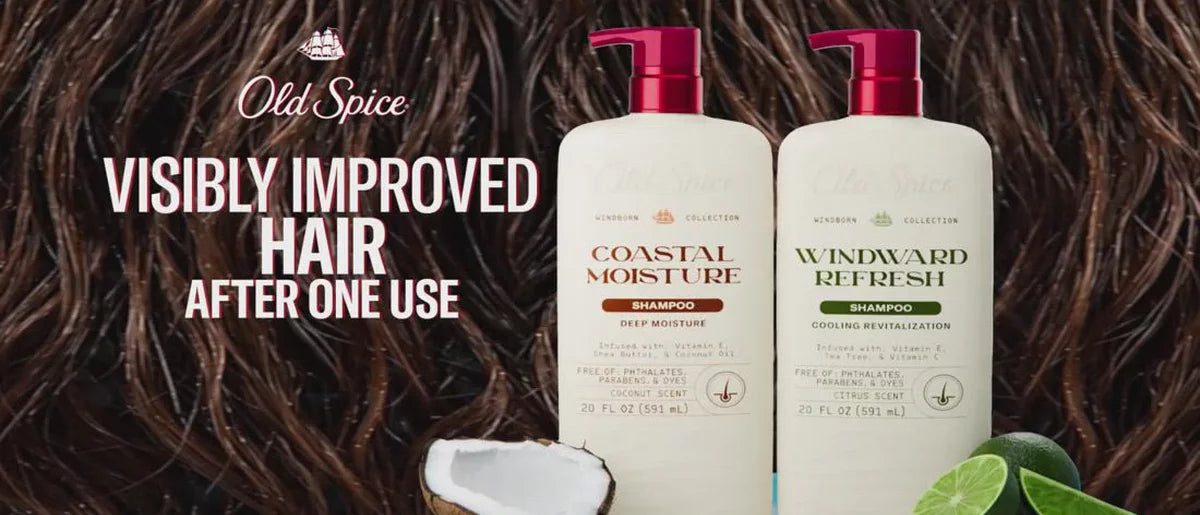 Old Spice Windborn Coastal Moisture Vanilla Shampoo - 20 fl oz