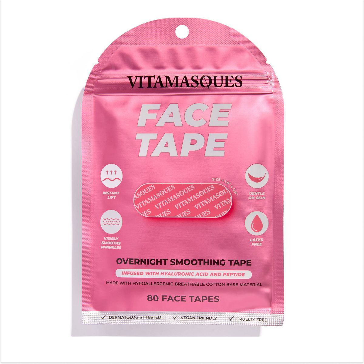 Vitamasques Overnight Face Wrinkle Tape - 80ct