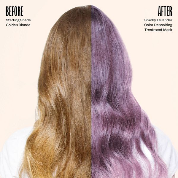 Overtone Smoky Lavender Hair Mask- Semi-Permanent Hair Dye & Color Conditioner- Vegan, Ammonia-Free, Light Purple for Brown & Blonde Hair