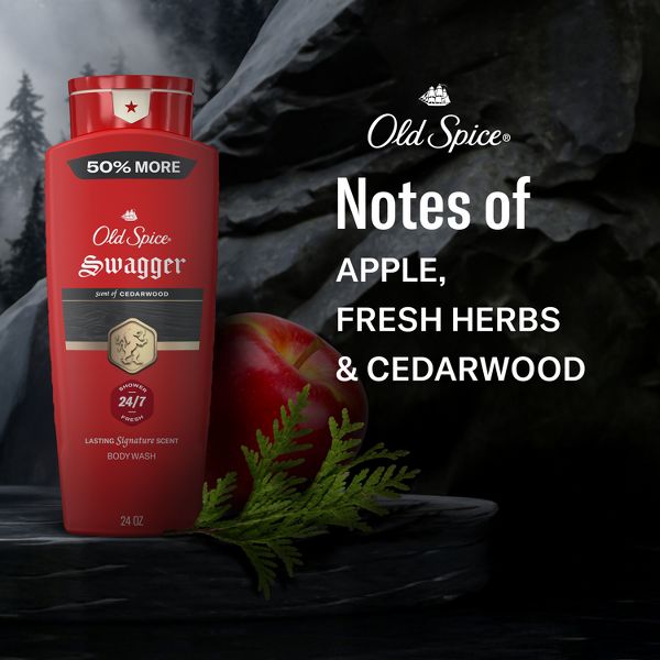 Old Spice Men's Swagger Scent of Confidence Body Wash - Cedar Scent - 24 fl oz