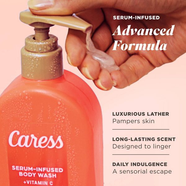 Caress Serum Infused Vitamin C Body Wash - Creamy Guava Nectar - 20 fl oz