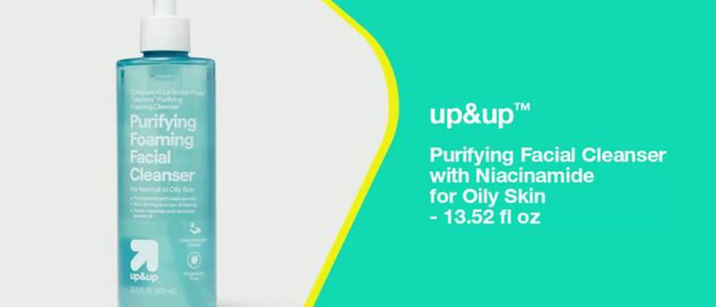 Purifying Facial Cleanser with Niacinamide for Oily Skin - 13.52 fl oz - up&up™