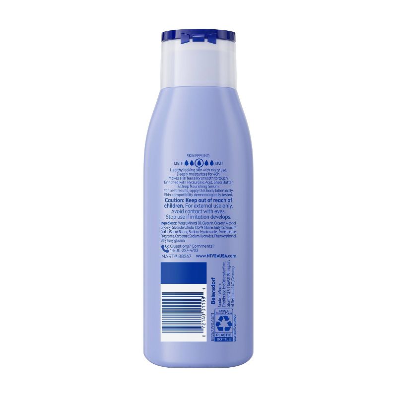 NIVEA Shea Nourish Dry Skin Body Lotion with Shea Butter - 16.9 fl oz