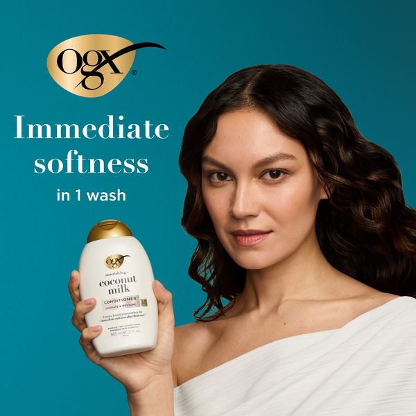 OGX Nourishing + Coconut Milk Conditioner for Strong & Healthy Hair - 13 fl oz