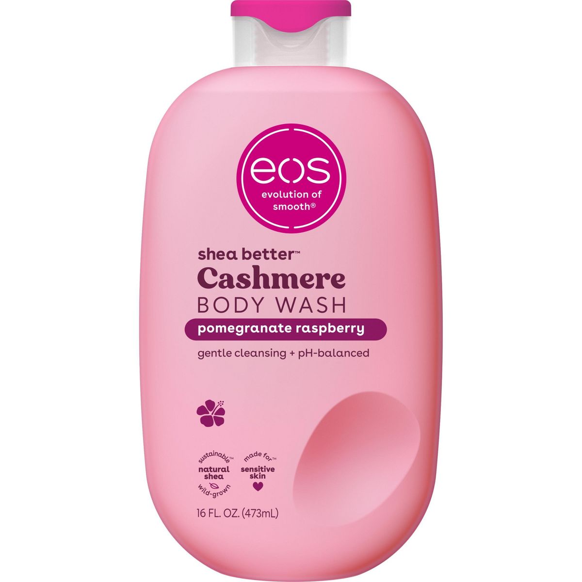 eos Cashmere Body Wash - Pomegranate Raspberry - 16 fl oz