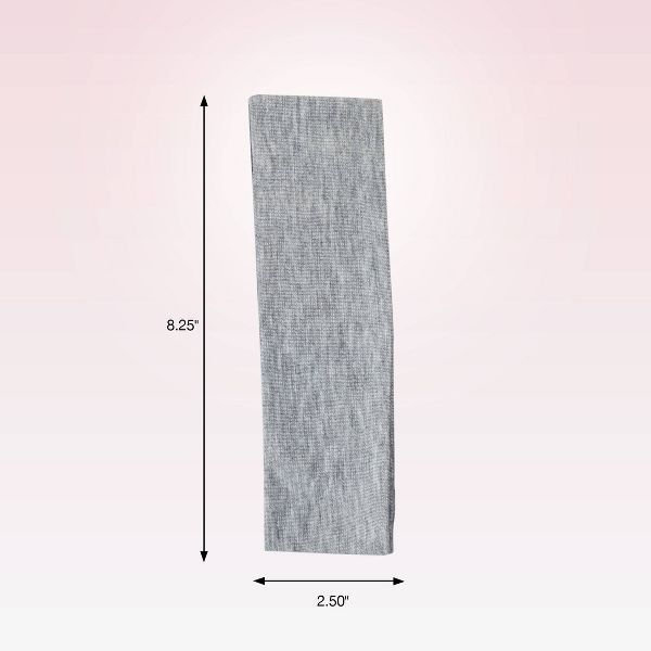 scünci No Damage Stretch Fabric Headbands - Black/White/Grays - All Hair - 5pcs