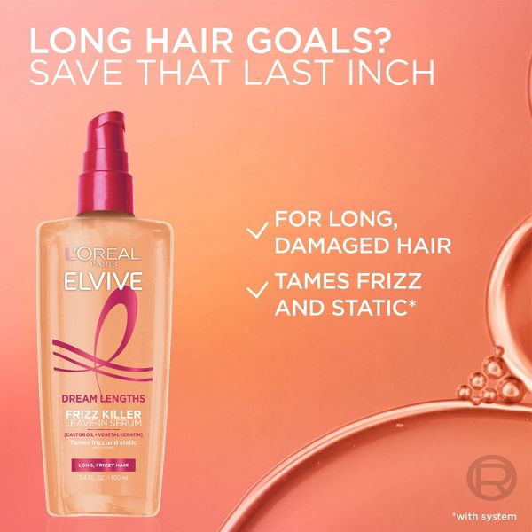 L'Oreal Paris Elvive Dream Lengths Frizz Killer Serum - 3.4 fl oz
