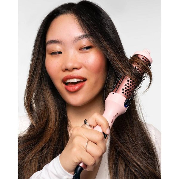 Wavytalk Blowout Boost Ionic Thermal Brush 1.5'' for Blowout Look, Tourmaline Ceramic & Negative Ion Tech to Reduce Damage, Model 206