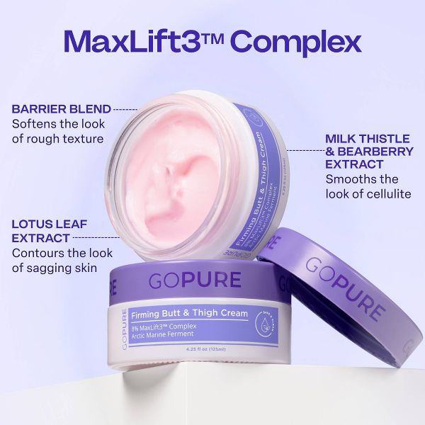 goPure Firming Butt & Thigh Cream - 4.25 fl oz