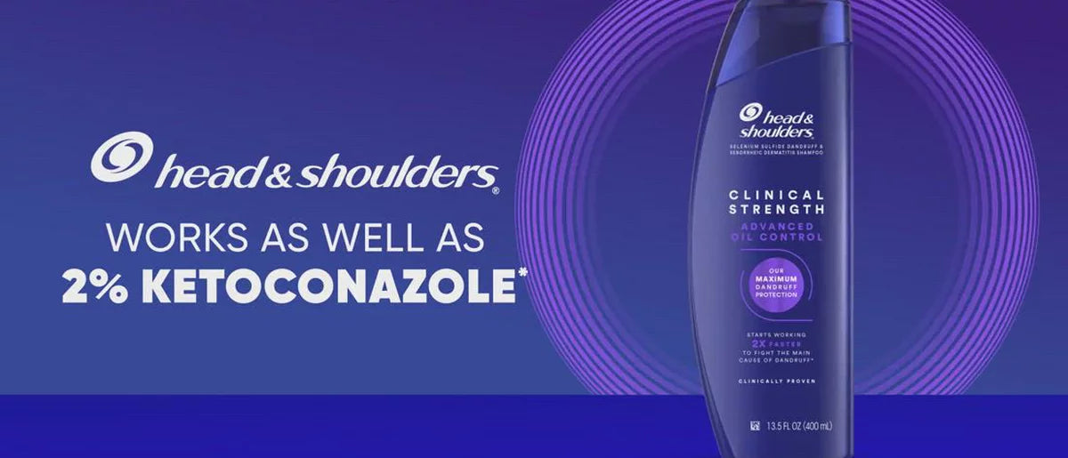 Head & Shoulders Clinical Strength Anti-Dandruff Citrus Shampoo for Advanced Oil Control - 13.5 fl oz