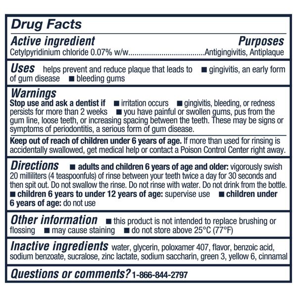 Parodontax Active Gum Health Breath Freshener Mouthwash - 33.8oz
