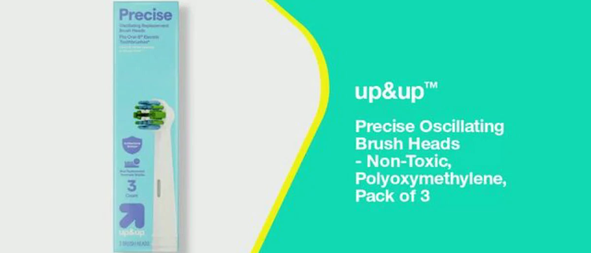Precise Oscillating Brush Heads - up&up™
