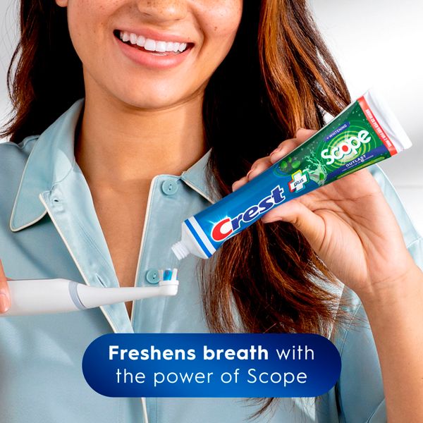 Crest + Scope Outlast Complete Whitening Fluoride Toothpaste - Mint - 5.4oz