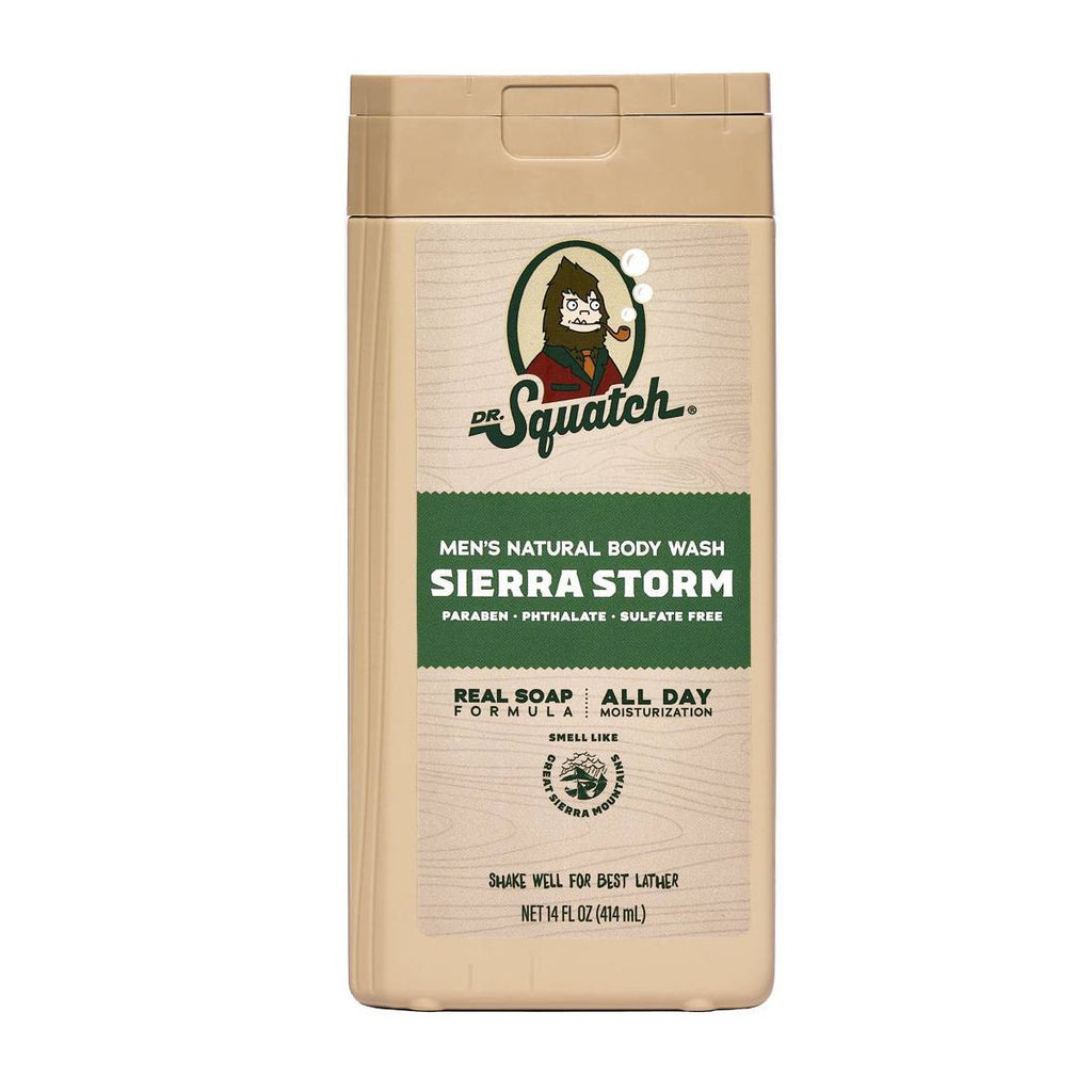 DR. SQUATCH Men's Natural Rapids Non-Exfoliating Body Wash - Sierra Storm - 14 fl oz