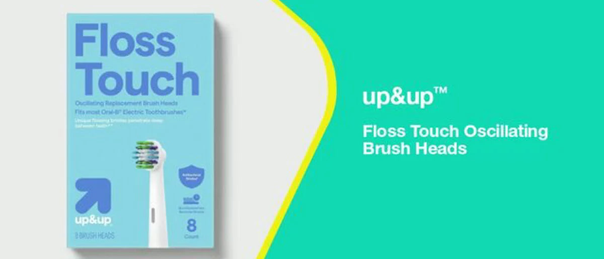 Floss Touch Oscillating Brush Heads - up&up™