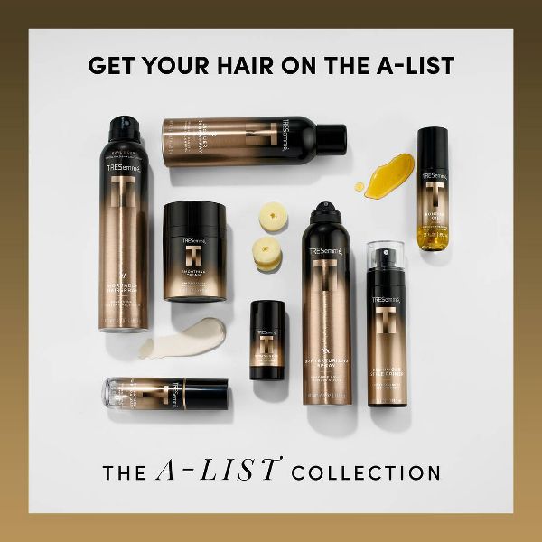 Tresemme A-List Collection Workable Hairspray, Golden Vanilla & Sandalwood Scent - 8.5oz
