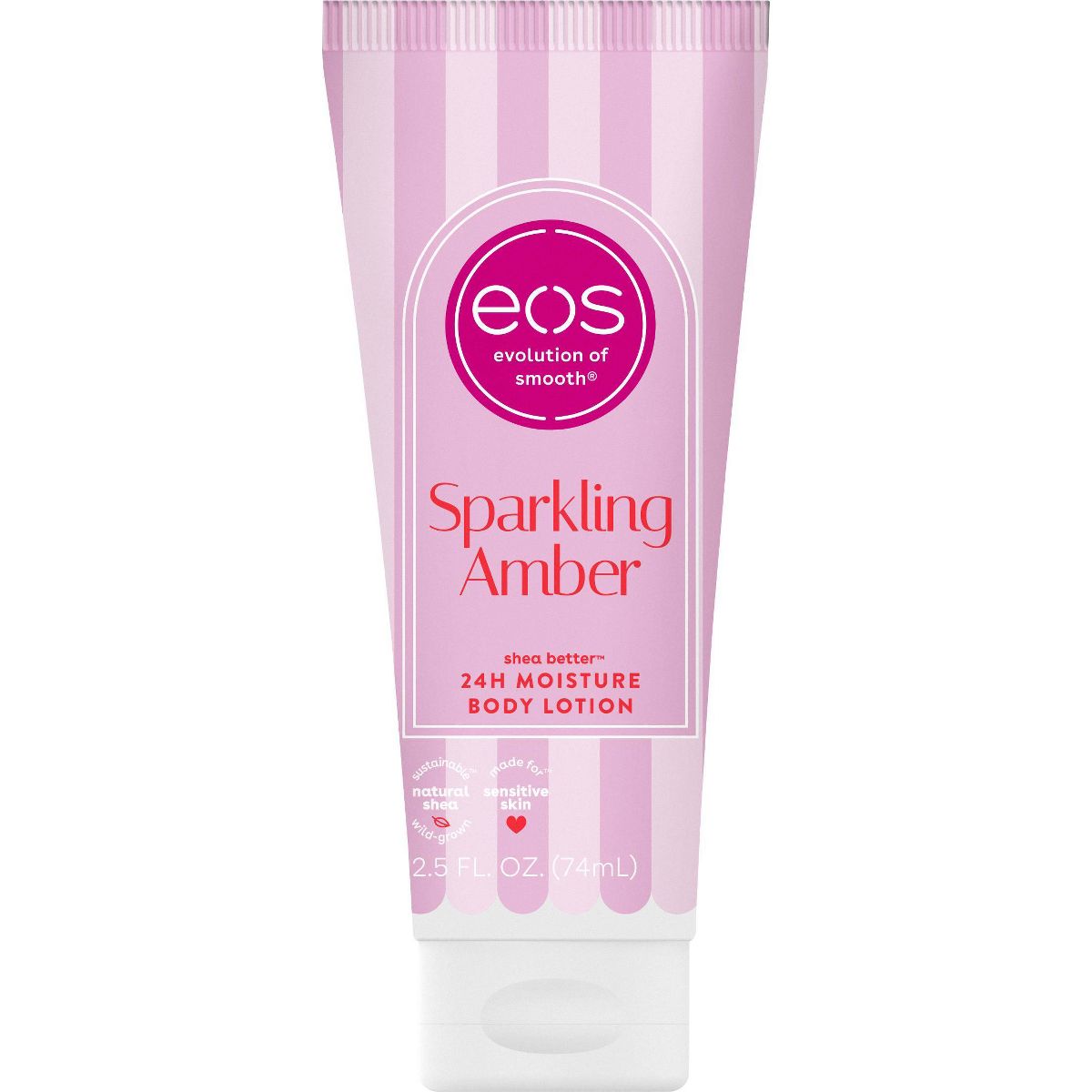 eos Mini Body Lotion - Sparkling Amber - Travel Size - 2.5 fl oz