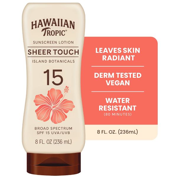 Hawaiian Tropic Sheer Touch Ultra Radiance Lotion Sunscreen - SPF 15 - 8oz
