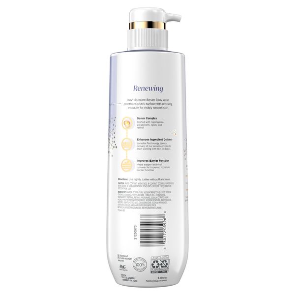 Olay Cleansing & Renewing Nighttime Body Wash with Vitamin B3 and Retinol - Scented - 20 fl oz