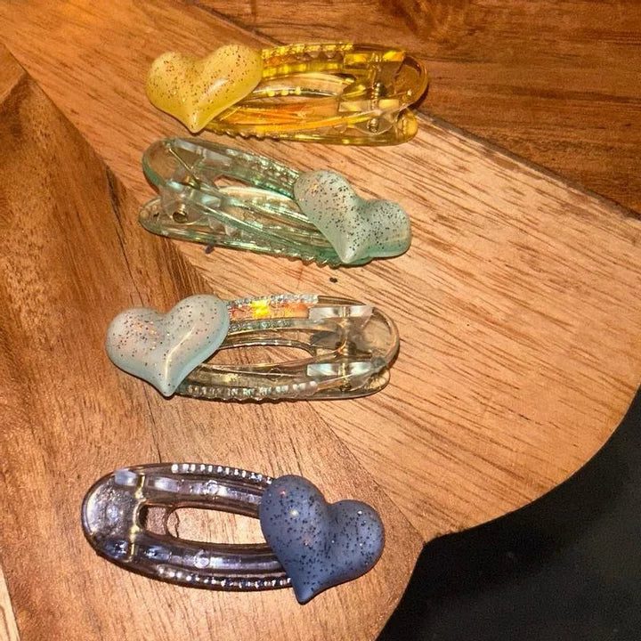 Heart Hair Clips - 6pk - Cat & Jack™