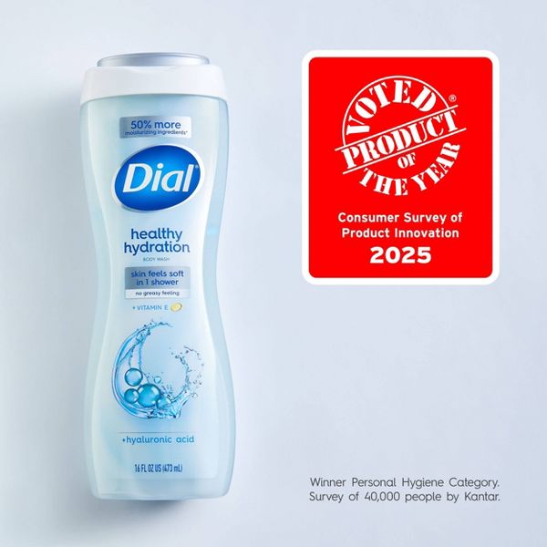 Dial Healthy Hydration Body Wash Hyaluronic Acid with Vitamin E - 16 fl oz