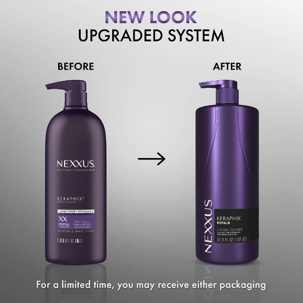 Nexxus Keraphix Conditioner for Damaged Hair with Keratin Protein and Black Rice - Silicone-Free - 33.8 fl oz