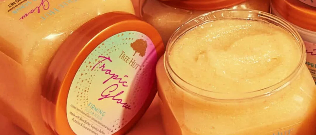 Tree Hut Tropic Glow Shea Sugar Tropical Body Scrub - 18oz