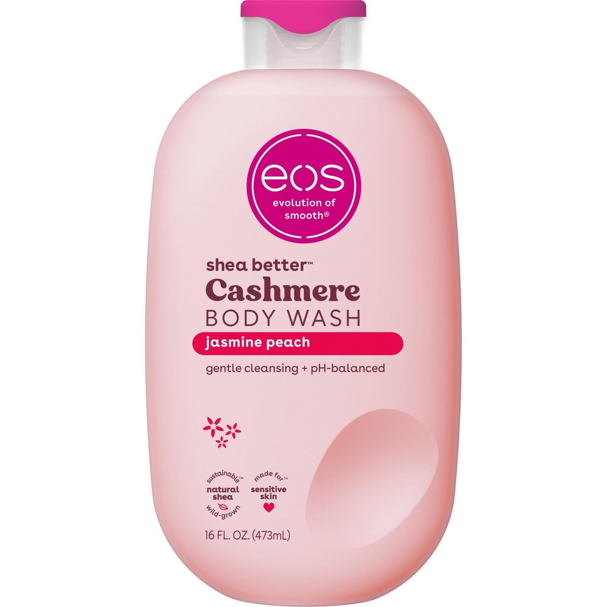 eos Cashmere Body Wash - Jasmine Peach - 16 fl oz