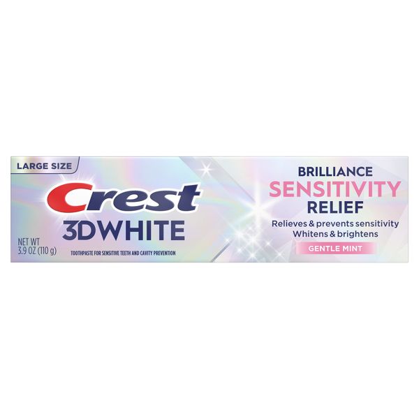 Crest 3D White Advanced Sensitivity Relief Whitening Toothpaste - 3.9oz