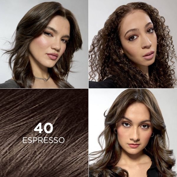 L'Oreal Paris Feria High Intensity Shimmering Color Power Red - R48 Intense Deep Auburn - 1 Kit
