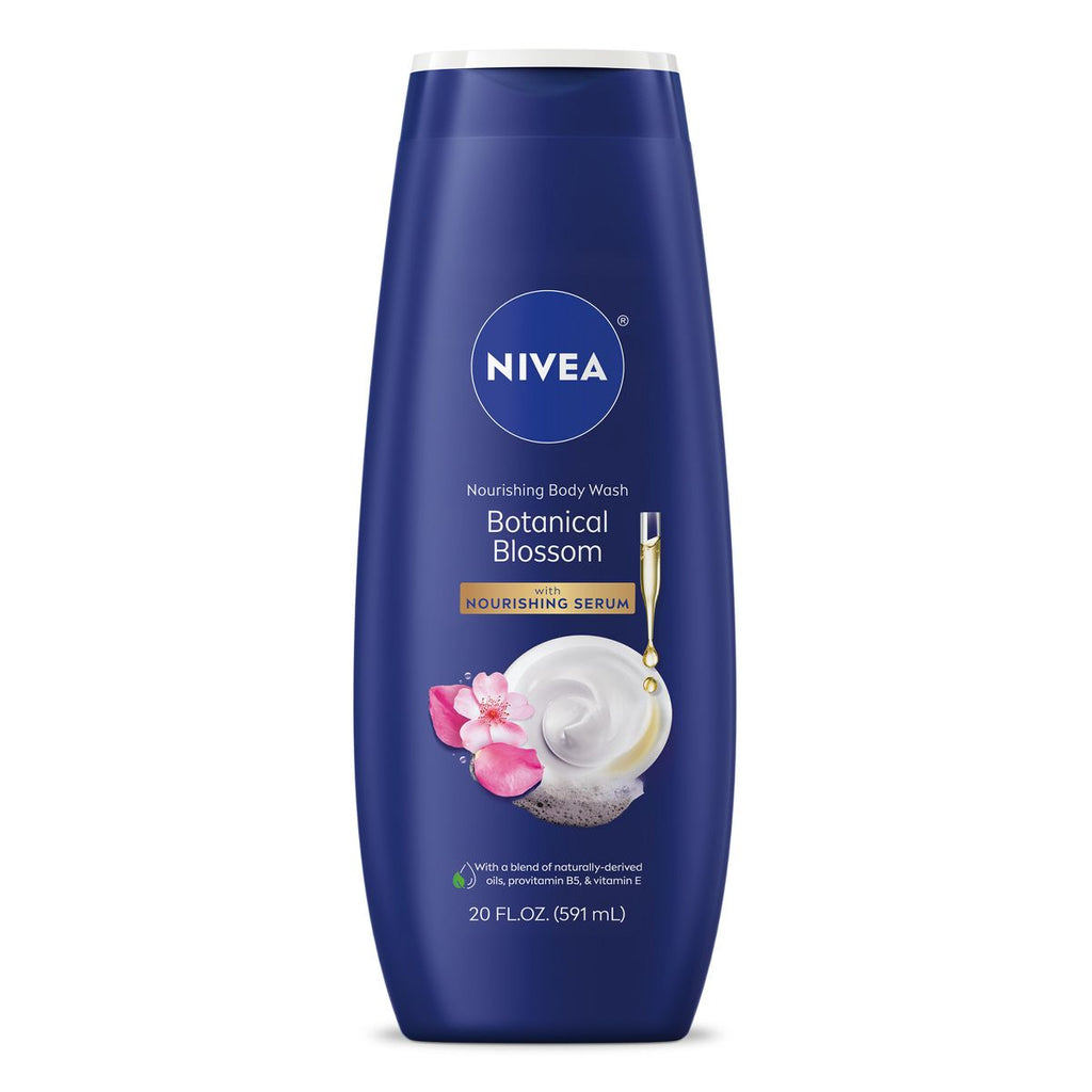 Nivea Nourishing Botanical Blossom Body Wash for Dry Skin - 20 fl oz