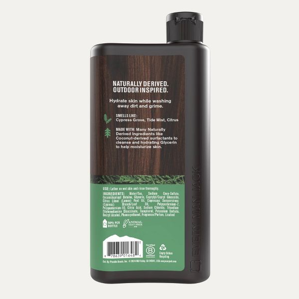 Every Man Jack 2 Pack/16.9 fl oz Surf + Cypress Body Wash