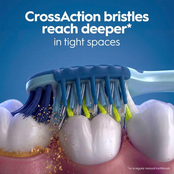 Oral-B CrossAction All In One Toothbrush - Medium - 2ct