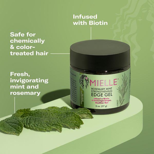 Mielle Organics Rosemary Mint Strengthening Edge Gel - 2oz