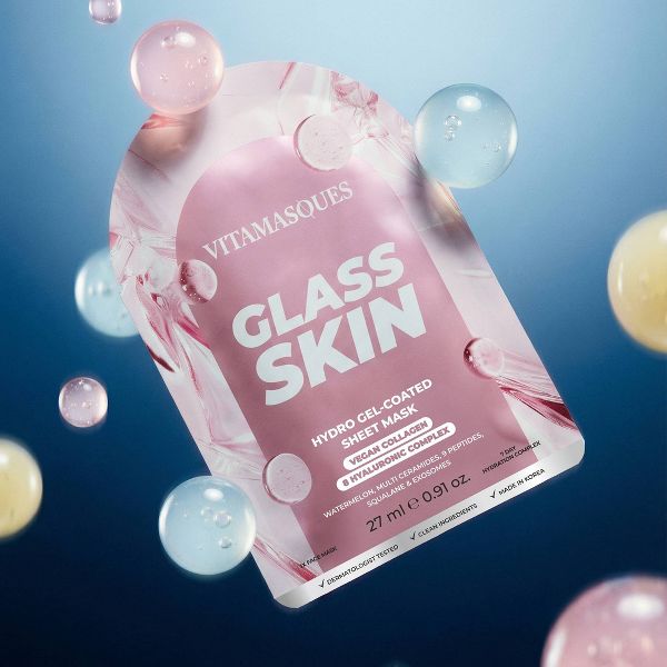Vitamasques Glass Skin Hydrogel Sheet Mask - 0.91 fl oz