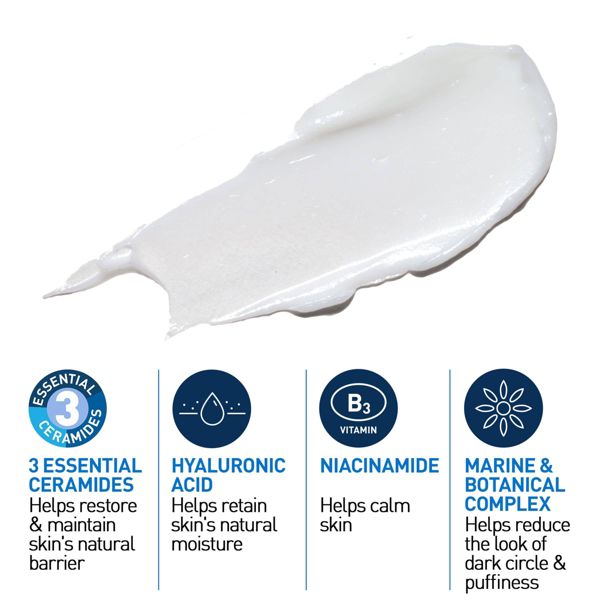 CeraVe Under Eye Cream Repair for Dark Circles and Puffiness - .5oz