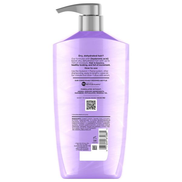 L'Oreal Paris Elvive Hyaluron Hydrating Conditioner Paraben-Free - 13.5 fl oz