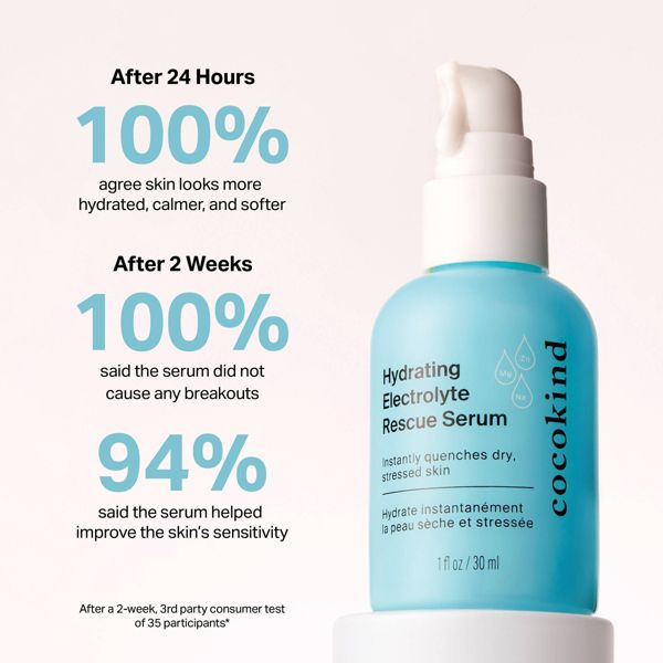 cocokind Hydrating Electrolyte Daily Facial Rescue Serum - 1 fl oz