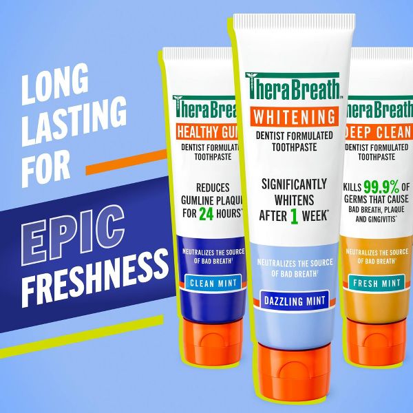 TheraBreath Whitening Toothpaste - 4oz