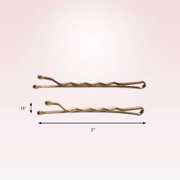 scünci Metal Bobby Pins - Black/Dark Brown - All Hair - 50pcs