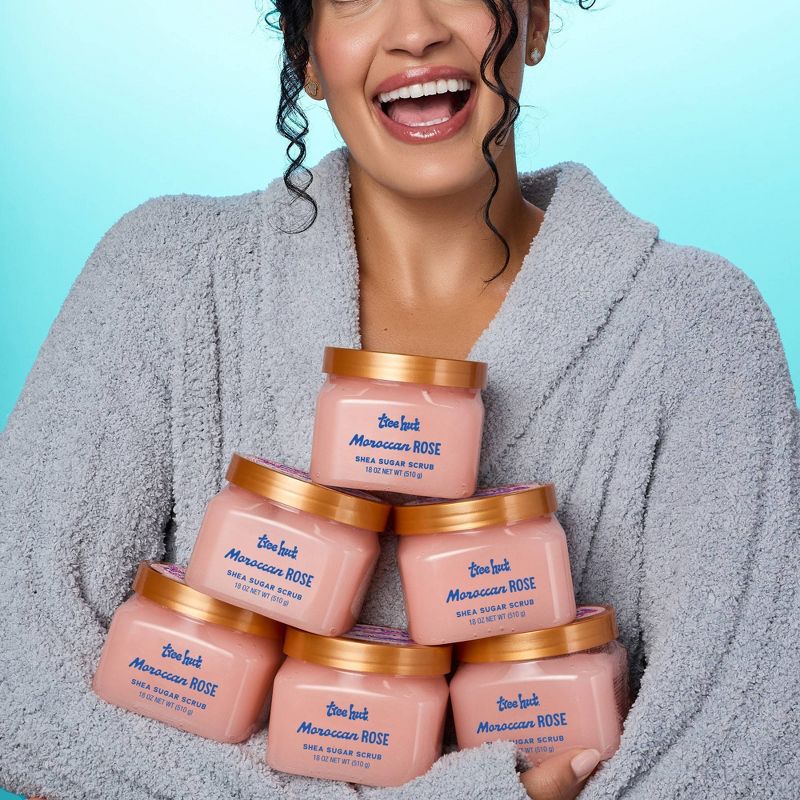 Tree Hut Moroccan Rose Shea Sugar Body Scrub - 18oz